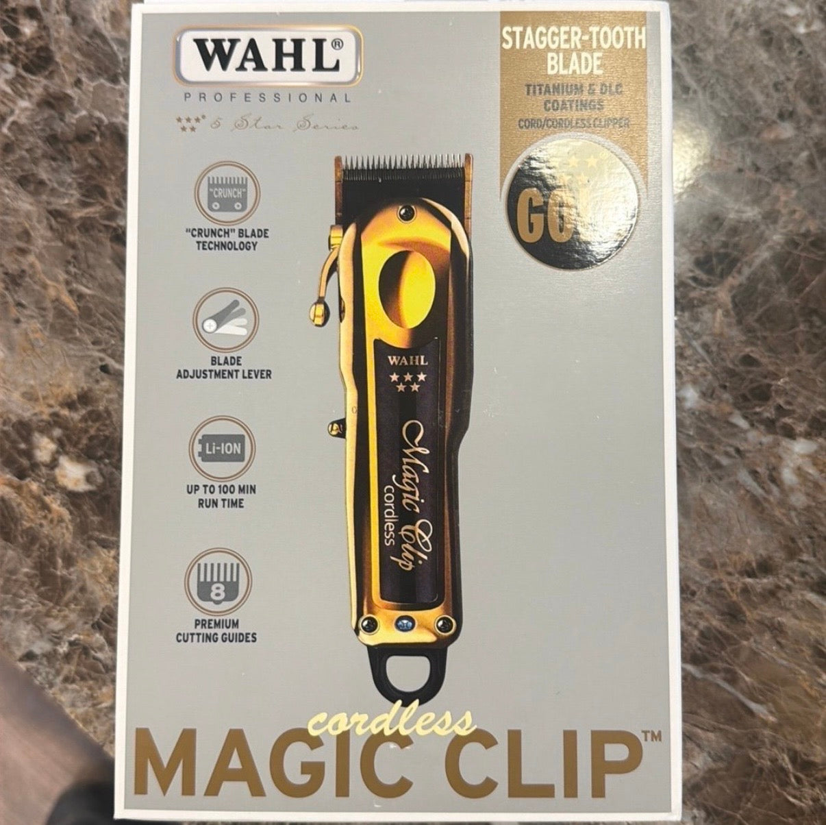 Wahl cordless magic clip gold